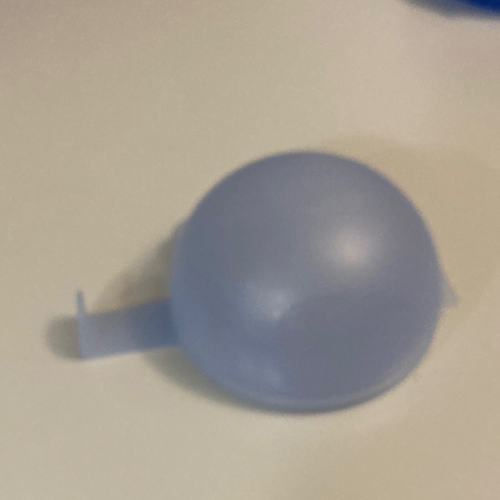 Tupperware Light Blue onion Container